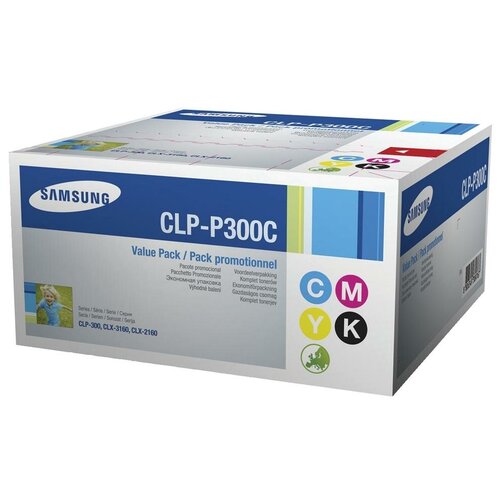 Картридж Samsung CLP-300-серия мульти-упаковка (4 цвета ) CLP-P300C
