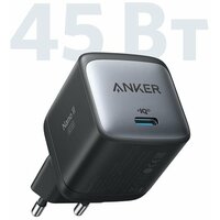 Anker Сетевое зарядное устройство PowerPort Nano II GaN 45 Вт black (Черный)