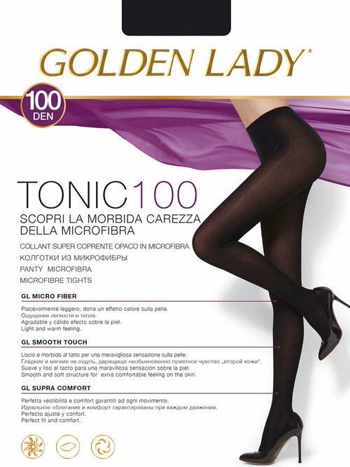 Колготки  Golden Lady Tonic, 2 шт., черный