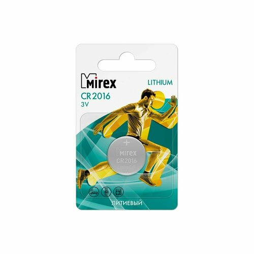 Батарейки литиевые (таблетка) Mirex CR2016 3V 1 шт