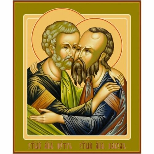 Икона Петр и Павел Апостолы, арт MSM-4408-2 икона петр и павел апостолы арт msm 4408 1