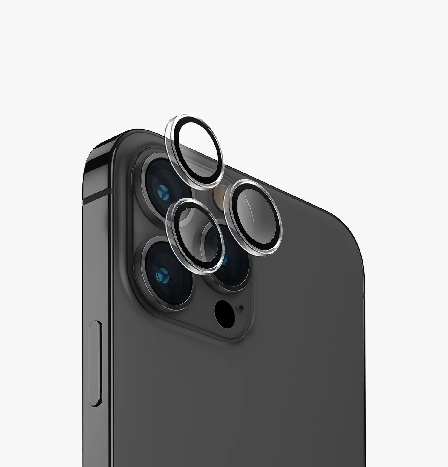Защитное стекло Uniq Optix Camera Lens protector (3 шт.) 0.25 мм для камеры iPhone 15 Pro Clear