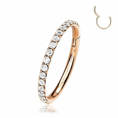 фото Кольцо spikes, размер 10 мм, золотой