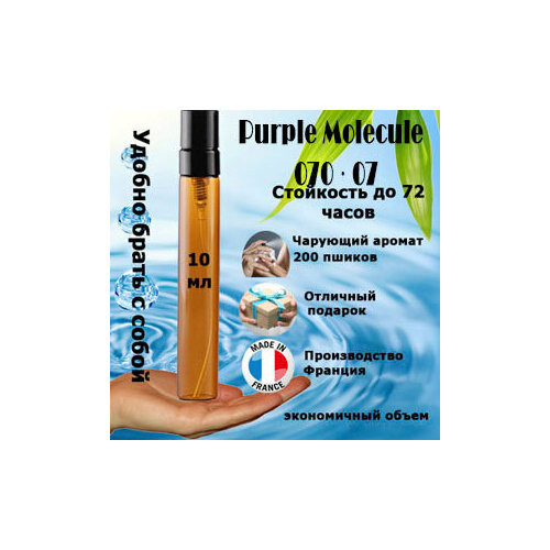 Масляные духи Purple Molecule 070 · 07, унисекс, 10 мл. zarkoperfume парфюмерная вода purple molecule 070 07 10 мл 10 г