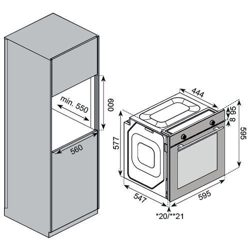 Духовой шкаф Kuppersberg HF 608 B