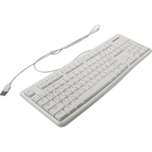 Клавиатура проводная Dareu LK185 White (белый), мембранная, 104 клавиши, EN/RU, 1,8м, размер 440x147x22мм - фото №10