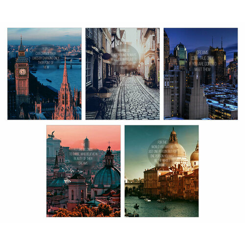 Тетрадь Green Island скрепка А5, 60 листов