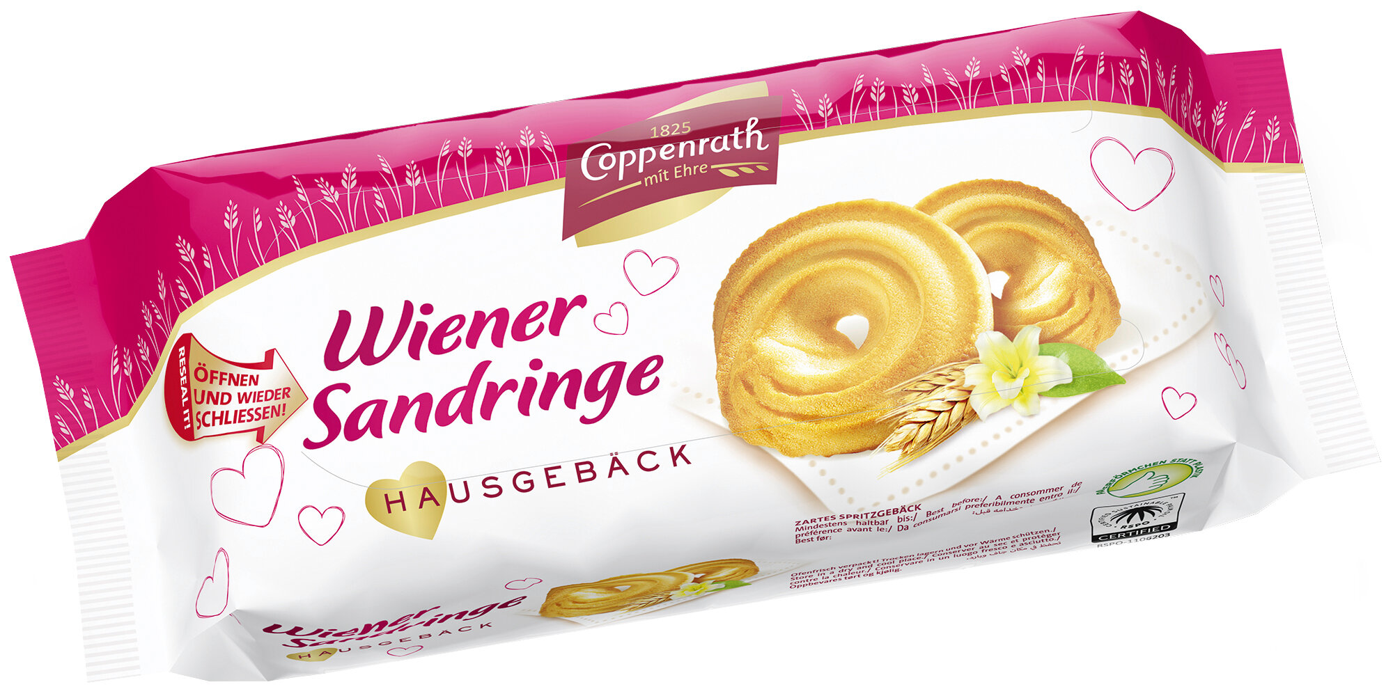 Печенье песочное "Coppenrath" Wiener Sandringe 200 грамм