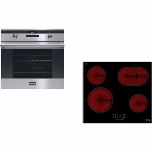 Встраиваемый комплект Korting духовой шкаф OKB 792 CFX Варочная панель HK 62550 B 11553500₽