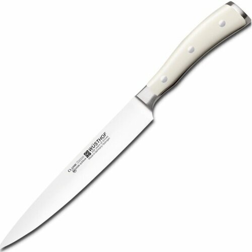 Нож кухонный для резки мяса Wuesthof Ikon Cream White, 20 см