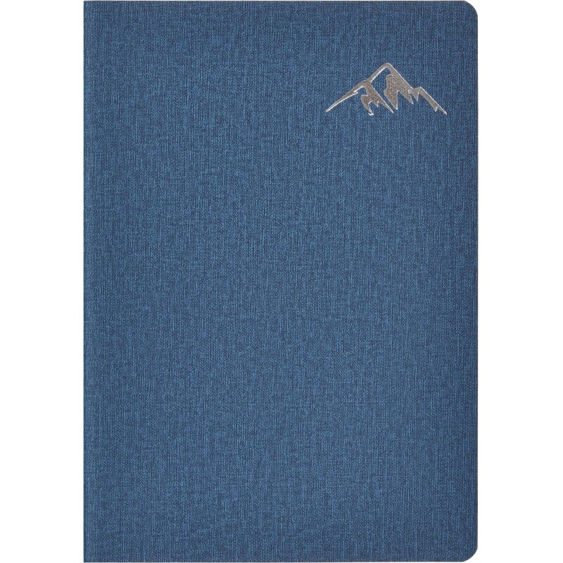 Бизнес-тетрадь Attache "Эверест", А5, 48 листов, клетка, тонированный блок 80 г, сшивка, синяя, 2F06