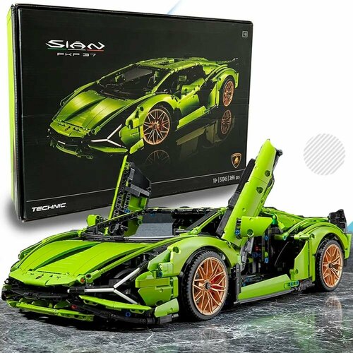 конструктор техник lamborghini sian 3696 деталей 53245 Конструктор Lamborghini Sian, 3696 дет. 53245