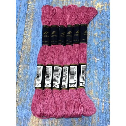 Набор ниток мулине Bestex нитки для вышивания и рукоделия вышивка крестом мулине