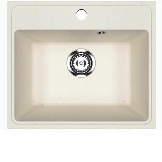 Мойка для кухни врезная SURAGRAN STANDART ST-4942 цвет белый камень