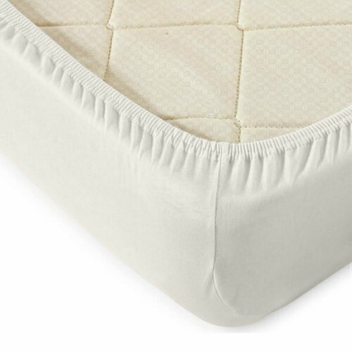 Простыня на резинке Монро 140х200х25 цв светло-сер полисатин 80гм пэ100 846₽