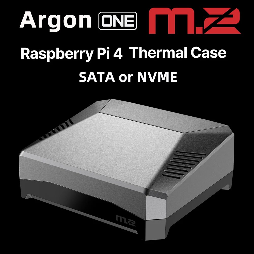 Алюминиевый чехол Argon One M.2 для Raspberry Pi 4, Option 1 — фото 1