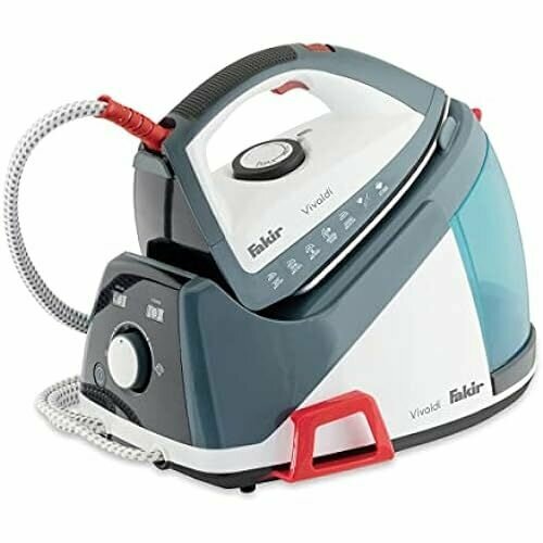 Fakir VivaldiПаровая гладильная станция Паровая станция утюга Паровой утюг керамическая подошва Мощность пара 65 бар Мощность пара 125 гмин Белый 2150 Вт 3433800₽