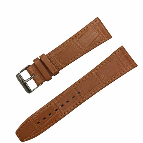 Ремешок Alfa фактура матовая под рептилию размер 2016 M коричневый 869₽