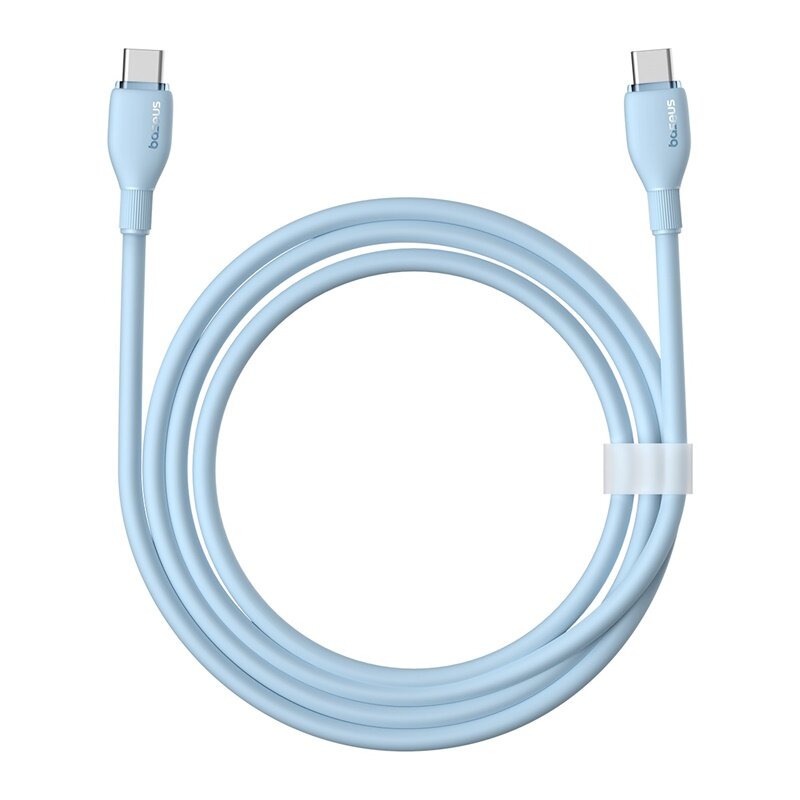 Кабель Baseus Pudding Series Fast Charging Cable Type-C to Type-C 100W 1.2m Galaxy Blue (P10355702311-00) — фото 1