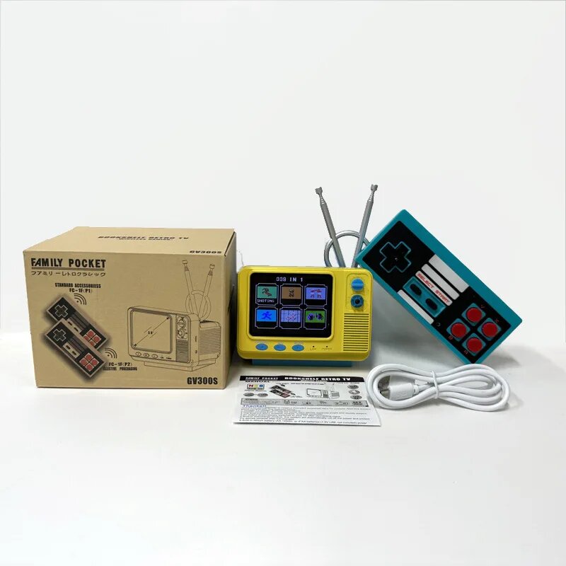 Ретро игровая консоль GV300S с 339 играми, gv300s 339games