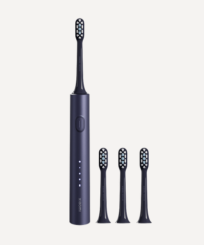 Изображение товара Электрическая зубная щётка Xiaomi Mijia Toothbrush T302 (MES608) с 4 насадками, Цвет: Синий Blue, Жесткость: средняя