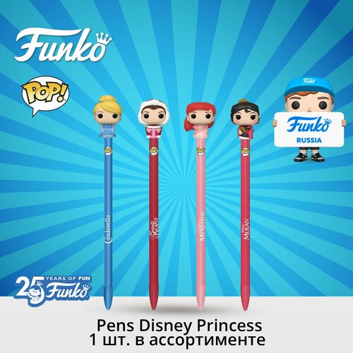 Ручка Funko POP Pens Disney Princess 1 шт в ассортименте Фанко ПОП канцелярские пренадлежности 599₽