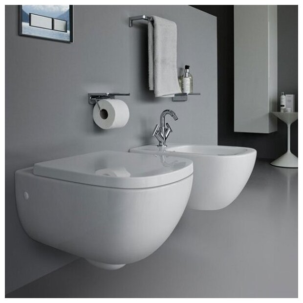 Подвесной унитаз Laufen Palomba 8.2080.2.400.000.1 без сиденья - фото №4