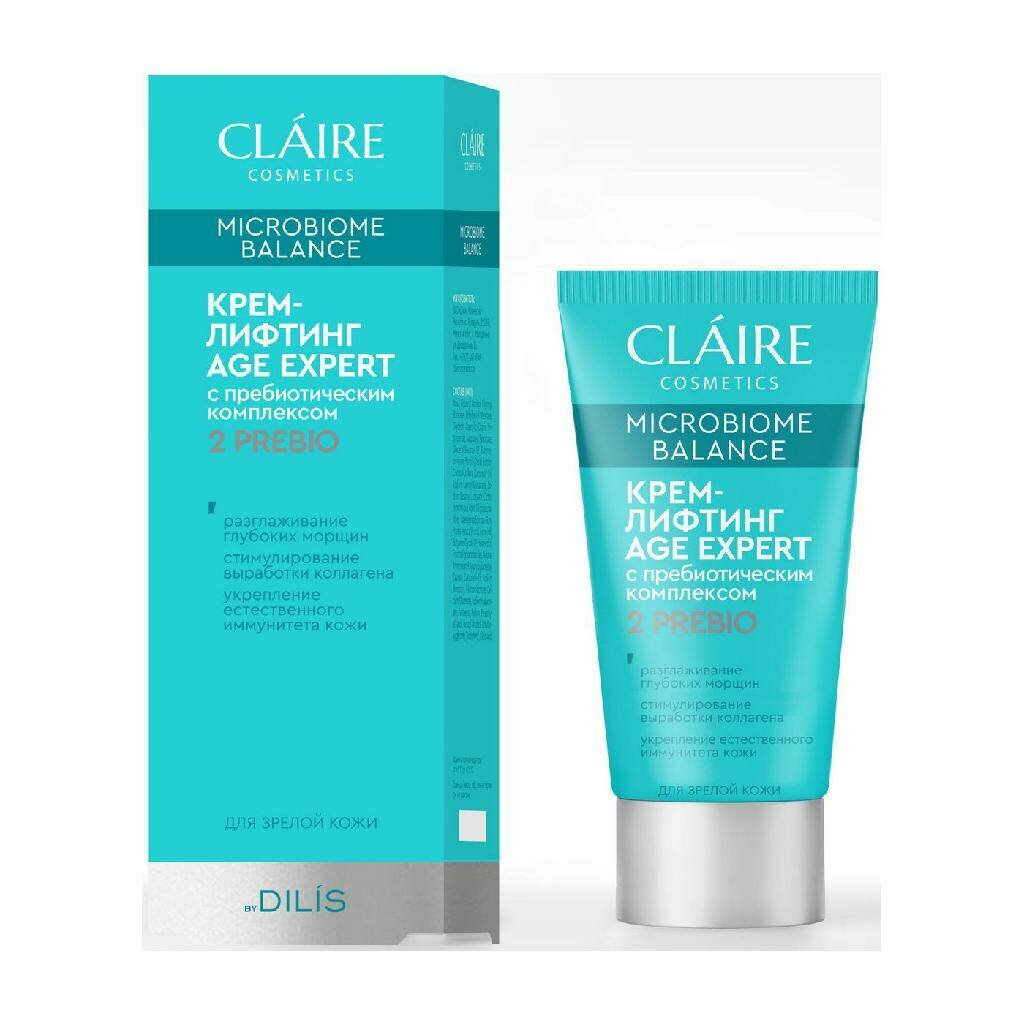 Claire Cosmetics Microbiome Balance Кремлифтинг AGE EXPERT для зрелой кожи 50 мл