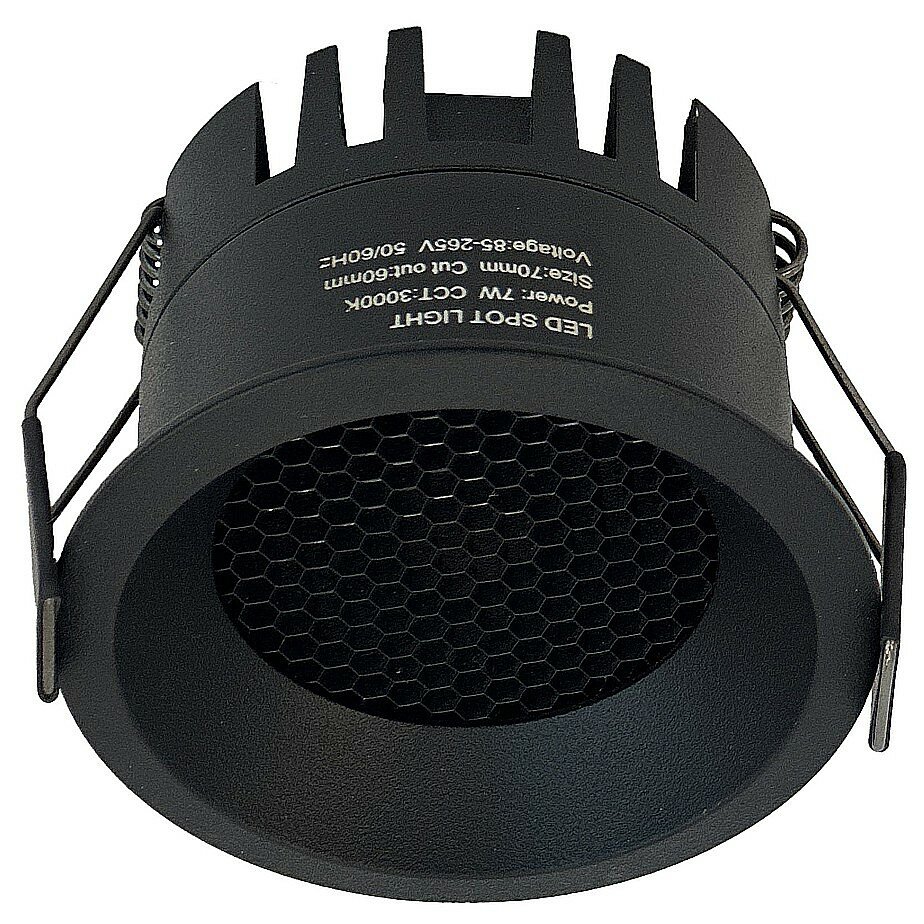 Встраиваемый светильник Wertmark Dorsum WTD. O02.600. V0.07, LED, кол-во ламп:1шт, Черный