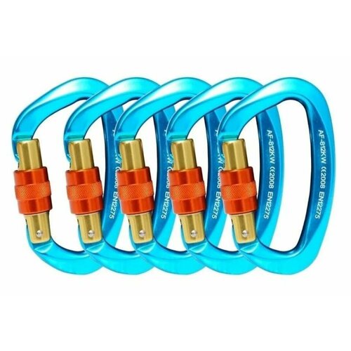 Карабин Xinda, авиационный алюминий, 25кН, для туризма и альпинизма