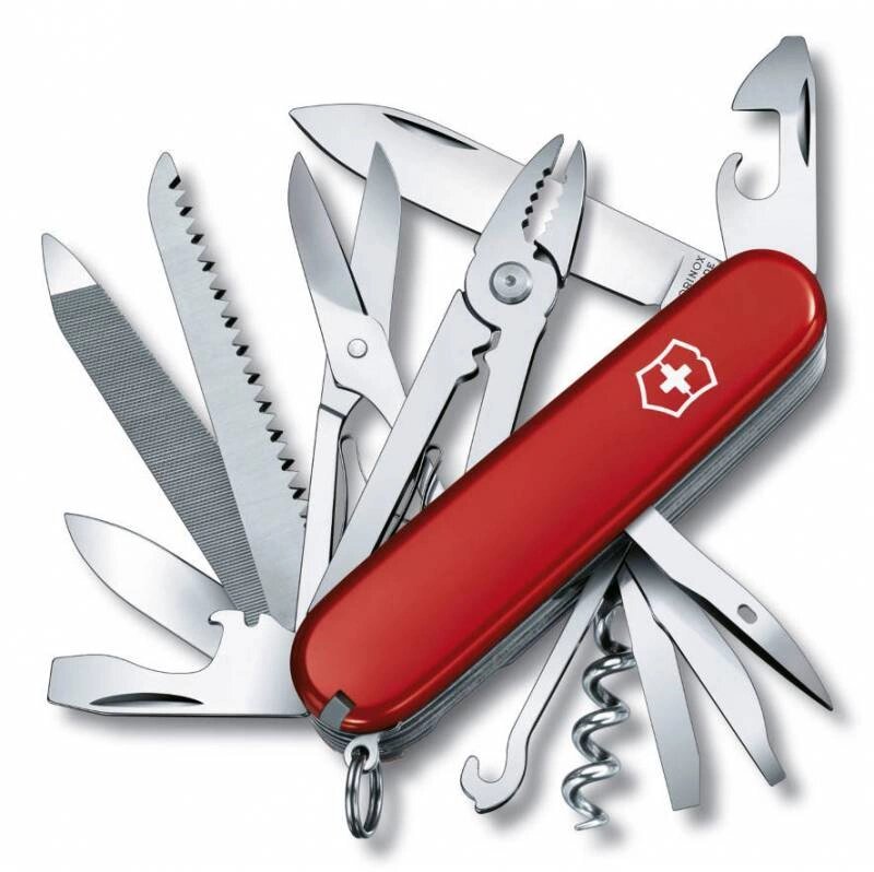 Нож перочинный Victorinox Handyman (1.3773) 91мм 24функц. красный карт. коробка