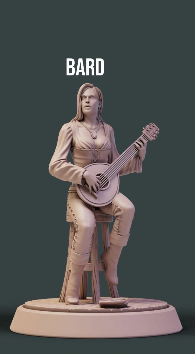 Bard   Миниатюра Dnd