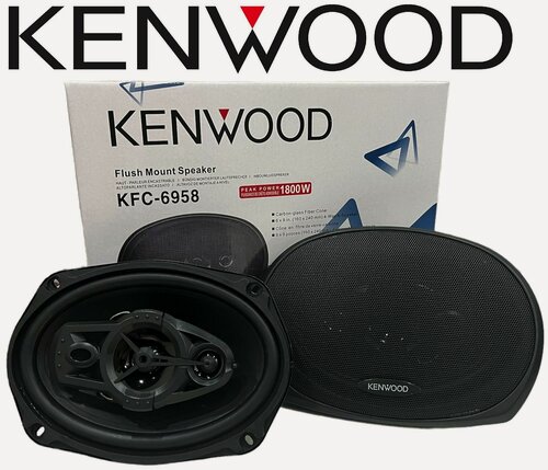 Изображение товара Автомобильные колонки Kenwood / Динамики овальные 1800W