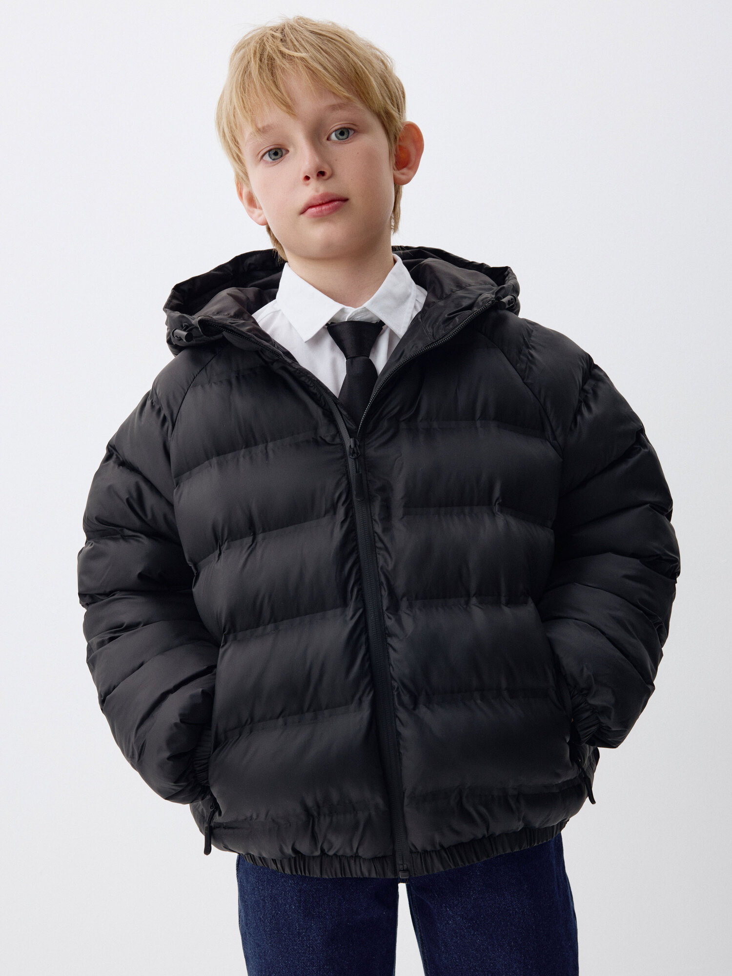 Куртка Sela размер 134 черный