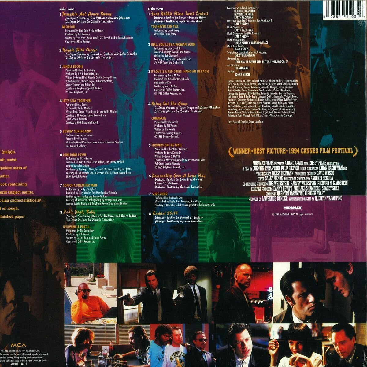 Виниловая пластинка Various Pulp Fiction (Music From The Motion Picture) — фото 1