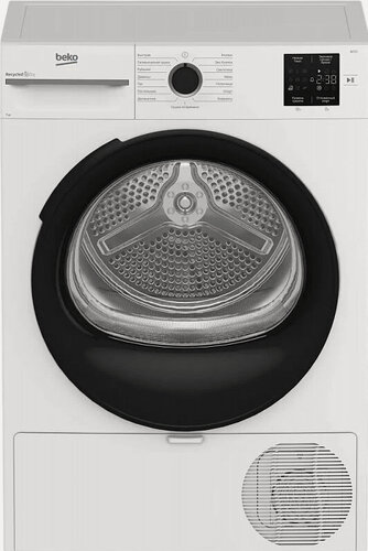 Изображение товара Сушильная машина Beko BM3T37220 , белый цвет, система сушки с тепловым насосом
