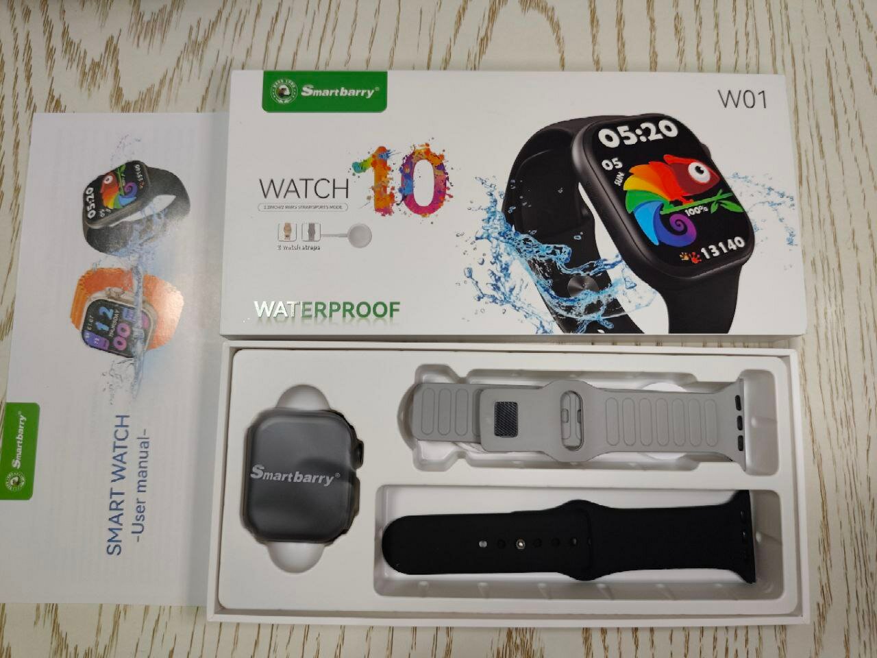 Умные часы Smartbarry WB-1O, водонепроницаемые, Android, iOS