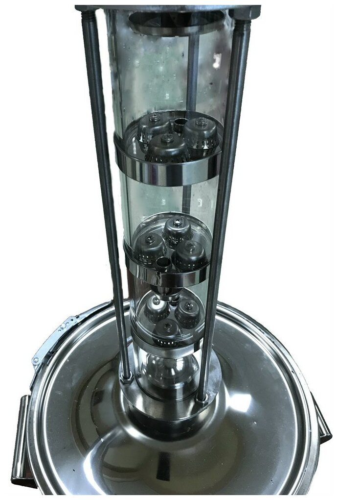 Феникс Дистиллятор "Феникс" Сириус с колпачковой колонной (3 тарелки) NEW 25 литров - фотография № 2