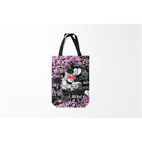 фото Сумка-шоппер / 31х42 см / rap / lil peep peep. burnettie