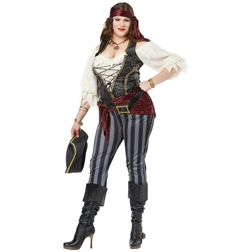 фото Костюм бесстыдная пиратка взрослый большой размер, plus 2xl (54-56) california costumes,california costumes