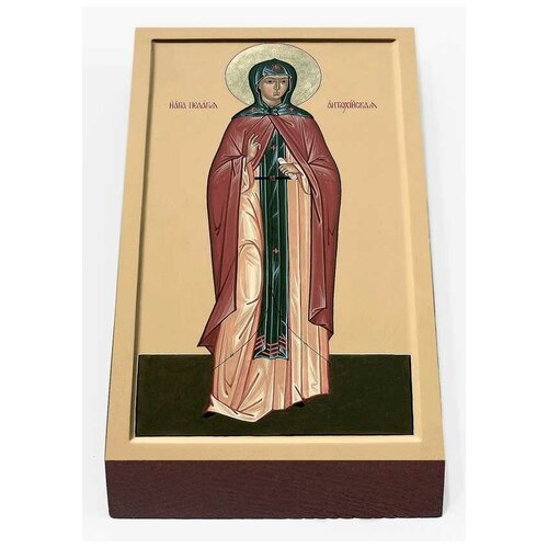 Преподобная Пелагия Антиохийская, икона на доске 7*13 см