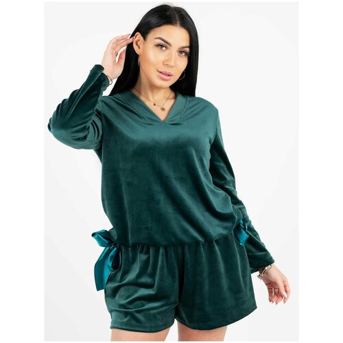 фото Костюм женский "магнолия" изумруд (46 размер) instinity