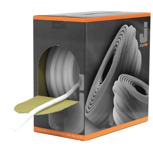 Эластичный самоклеящийся круглый поролоновый валик JETA PRO для защиты проемов при окраске