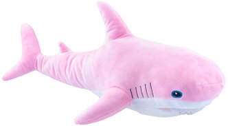 Игрушка мягконабивная"Акула розовая 49 см"