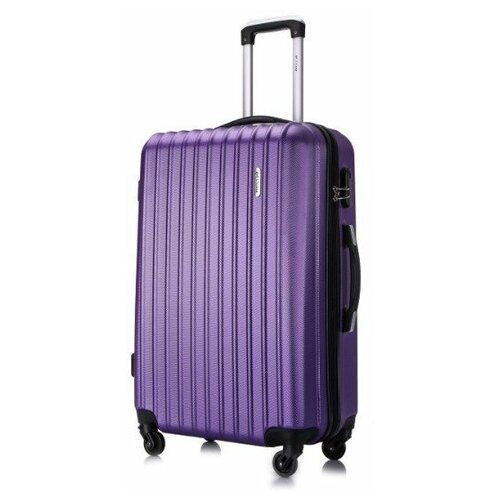 фото Чемодан l’case krabi l 70х46х27см (26) со съемными колесами. фиолетовый l'case