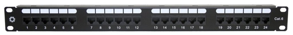 Коммутационная панель Патч-панель 5bites PPU65-22 UTP / 6CAT / 24P / Krone / 110 / Dual Idc / 1U / 19