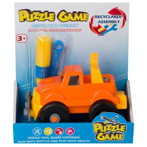 Набор пластмассовых деталей для сборки джипа, картон (Union Vision: 555-11)