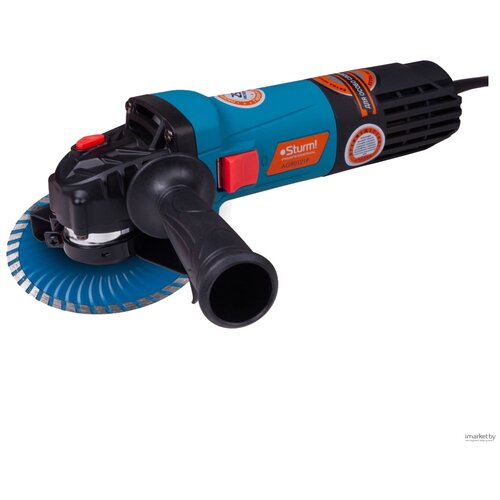 Машина углошлифовальная профи Sturm AG90121P 125 мм 1200 Втповышенная пылезащита японск подш 350500₽