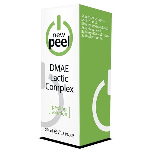 Химический пилинг с дмае New Peel DMAE Lactic Complex, 50 мл