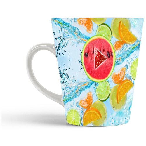 фото Кружка-латте coolpodarok цитрусы и арбуз